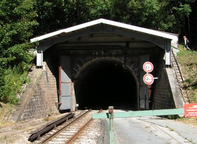 La tête du tunnel des Montets, du côté de Montroc.