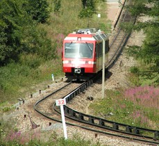 Le 15 août 2006, la Z 801/802 à direction de Chamonix passe à proximité du PK 32.