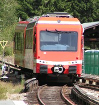 Le 16 août 2006, la Z 853 quitte la gare d’Argentière.