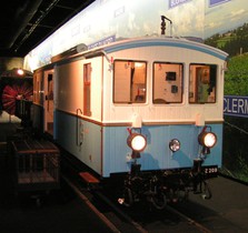 Vue frontale du fourgon automoteur Z 209.
