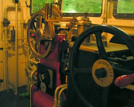 Détail de la cabine de conduite du Z 209.