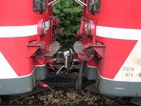 Détail de l’attelage des rames Z 600.