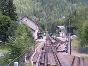 Entrée en gare d’Argentière.