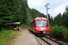 L’arrêt Viaduc-Sainte-Marie dessert la télécabine du Prarion aux Houches.