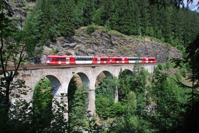 Le viaduc Sainte-Marie est l’ouvrage d’art le plus impressionnant de la ligne.