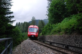 Z 800 à destination de Montroc, un peu au-dessus d’Argentière.