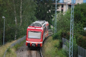 Une rame Z 850 s’éloigne en direction des Moussoux.