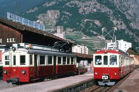 Automotrices à Martigny.