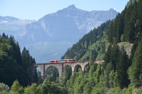 Le viaduc Sainte-Marie est l’ouvrage d’art le plus impressionnant de la ligne.