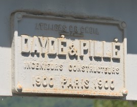 La plaque du constructeur Daydé & Pillé.