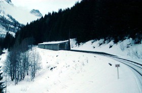 PK 28, entre Argentière et Montroc.