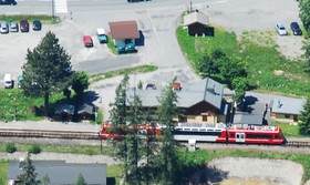 Halte du Buet, vue depuis l’aiguillette des Posettes
