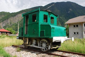 Détail du locotracteur de Chedde.