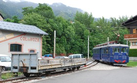 Départ de la voie du TMB.
