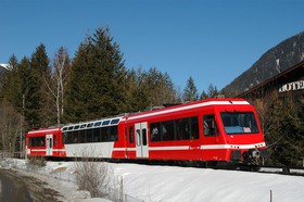 En février 2008, la Z 855 vient de franchir l’Arveyron aux Praz.